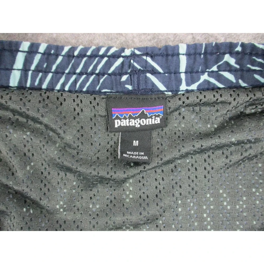 Patagonia Swim Trunks Mens Medium Blue Baggies Longs Board Shorts Bathing Suit